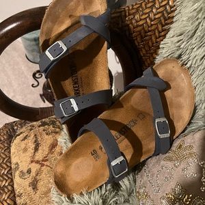 Birkenstock Mayari Birko Flor Navy